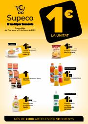 Ofertas de Hiper-Supermercados en Molins de Rei | Més de 2.000 articles per 1€ o menys de Supeco | 7/1/2023 - 1/2/2023