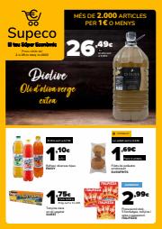 Ofertas de Hiper-Supermercados en Barberà del Vallés | Més de 2000 articles per 1€ o menys de Supeco | 2/3/2023 - 29/3/2023