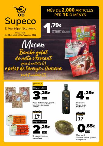 Ofertas de Hiper-Supermercados en Roquetes | El teu súper econòmic de Supeco | 28/7/2022 - 31/8/2022