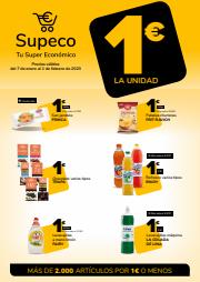Ofertas de Hiper-Supermercados en Vilagarcía de Arousa | Más de 2.000 artículos por 1€ o menos de Supeco | 7/1/2023 - 1/2/2023
