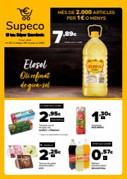 Ofertas de Hiper-Supermercados en Calella | Més de 2000 articles per 1€ o menys de Supeco | 25/5/2023 - 28/6/2023