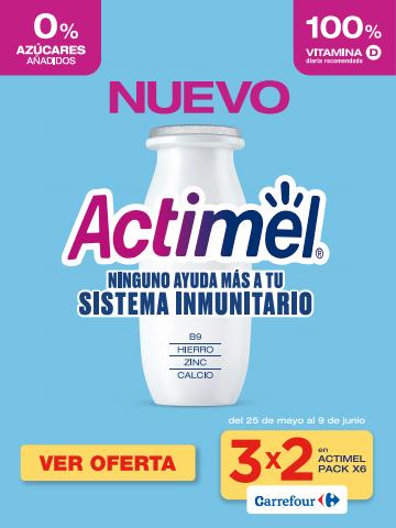 Ofertas de Ocio en Torrevieja | 3x2 Actimel en Carrefour. ¡No te lo pierdas! de Promo Tiendeo | 25/5/2022 - 9/6/2022