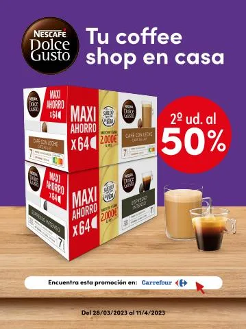Catálogo Promo Tiendeo en Almería | Dolce Gusto: 2ª unidad al 50% | 27/3/2023 - 11/4/2023