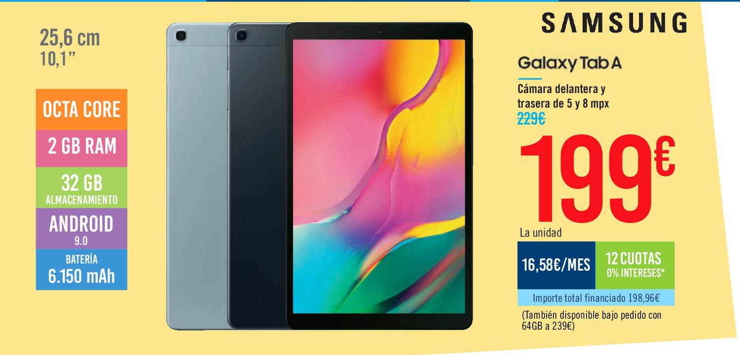 samsung tab a 10.1 carrefour