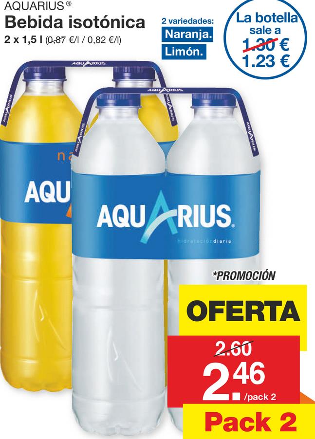 Agua isotonica