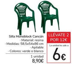 Oferta sillas jardin