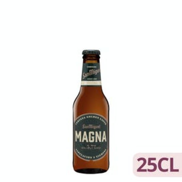 Oferta de Cerveza Magna San Miguel Golden Lager por 0,58€