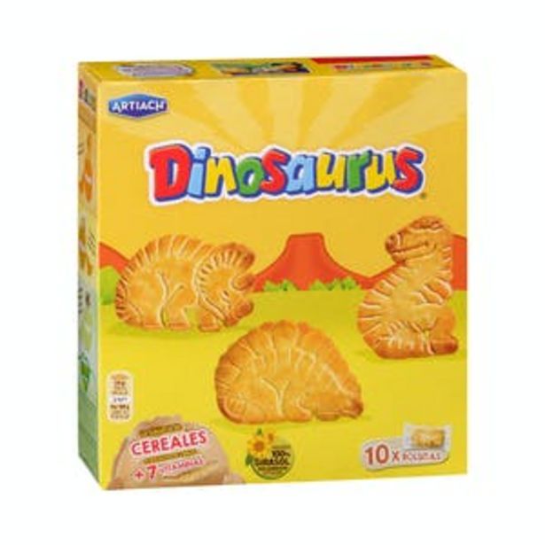 Oferta de Galletas Dinosaurus con cereales por 2,4€