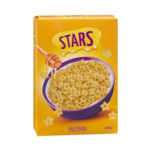 Oferta de Cereales estrellas de maíz Stars Hacendado con miel por 2,1€ en Mercadona