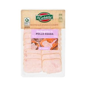 Oferta de Pechuguita de pollo asada La Carloteña lonchas por 2,6€ en Mercadona