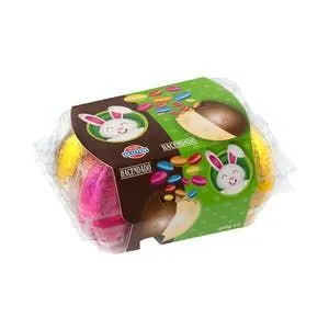 Oferta de Huevos de chocolate con disquitos de colores Pascua Hacendado por 2,5€ en Mercadona