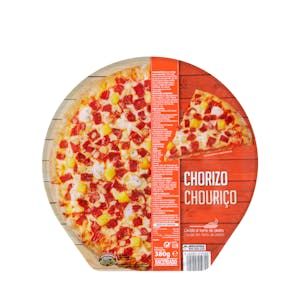 Oferta de Pizza chorizo Hacendado ultracongelada por 2,6€ en Mercadona