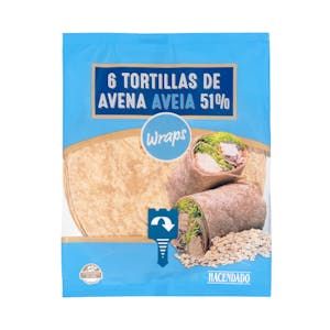 Oferta de Tortillas de avena 51% Hacendado por 2€ en Mercadona