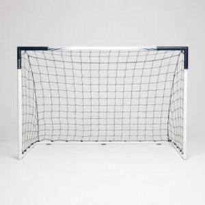 Oferta de Segunda vida - Portería de fútbol SG 500 talla M blanco azul - MUY BUENO por 60€ en Decathlon