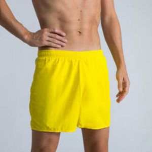 Oferta de Bañador Hombre natación corto Nabaiji amarillo 100 Basic por 8,99€ en Decathlon