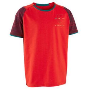 Oferta de Camiseta de fútbol Portugal Niños Kipsta F100 2022 por 7,99€ en Decathlon