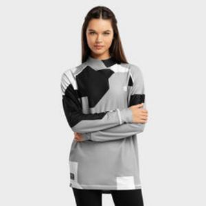 Oferta de Camiseta interior térmica mujer Slush-W Camo - Negro - Gris por 35€ en Decathlon