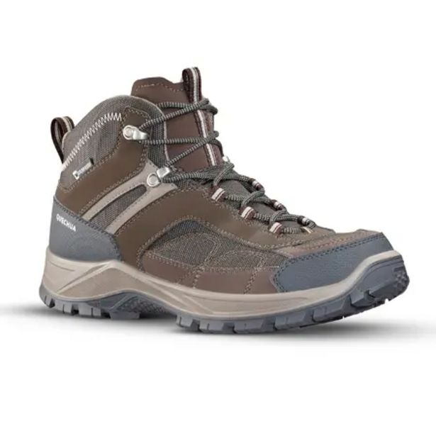 botas de montaña impermeables forclaz 500 hombre