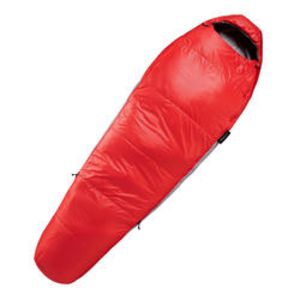 Oferta de Saco de dormir guata 15 ºC confort forma momia trekking MT500 rojo por 34,99€ en Decathlon