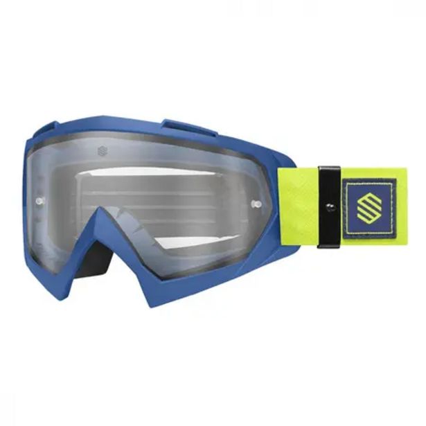 Oferta de Gafas para MTB H1 Trentino - Azul - Amarillo por 30€ en Decathlon