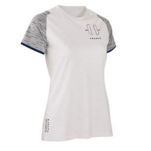 Oferta de Camiseta Francia Kipsta FF100 mujer visitante por 6,99€ en Decathlon