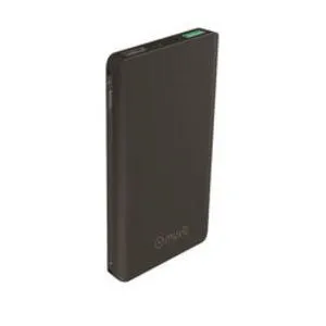 Oferta de Powerbank Muvit 10000 mAh 2 USB 3A+2,1A QC 3,0+2 input micro usb + tipo C)negra por 22,95€ en Decathlon
