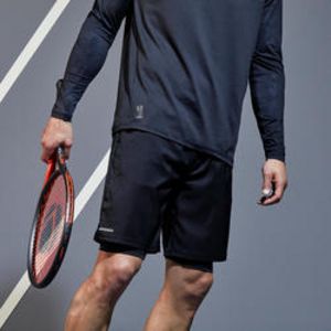 Oferta de Pantalón corto de tenis térmico Hombre Artengo TS 500 negro por 9,99€ en Decathlon