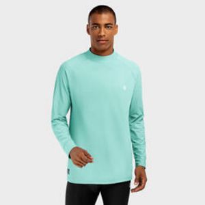 Oferta de Camiseta interior térmica hombre Slush Turquoise por 29€ en Decathlon