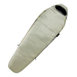 Oferta de Saco de dormir guata 10 ºC confort forma momia Forclaz Trek 500 caqui por 39,99€ en Decathlon