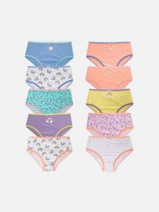 Oferta de Pack de 10 braguitas con motivos de unicornios por 7€ en Primark