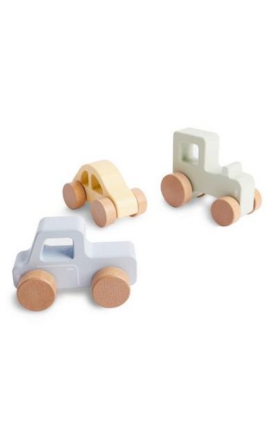 Oferta de Coches pequeños de juguete de madera para bebé por 2,5€