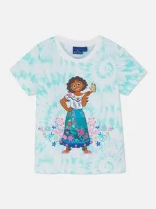 Oferta de Camiseta con estampado tie-dye de Encanto de Disney por 5€ en Primark