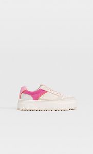 Oferta de Zapatillas flatform multipiezas por 27,99€ en Stradivarius