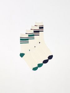 Oferta de Pack de 2 pares de calcetines con rayas por 5,99€ en Lefties