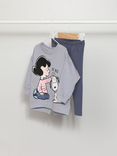 Oferta de Conjunto de sudadera y legging de Snoopy Peanuts™ por 14,99€