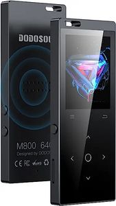 Oferta de DODOSOUL Reproductor MP3 de 64 GB, Reproductor de Música con Bluetooth 5.2, Radio FM, Altavoz HD Integrado, Grabadora de V... por 29,99€ en Amazon