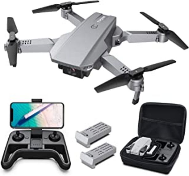 Oferta de Tomzon D25 RC Drone con cámara 4K, Drone para Principiantes, Posicionamiento de la luz, Fotografía de Gestos con Las Mano... por 84,99€