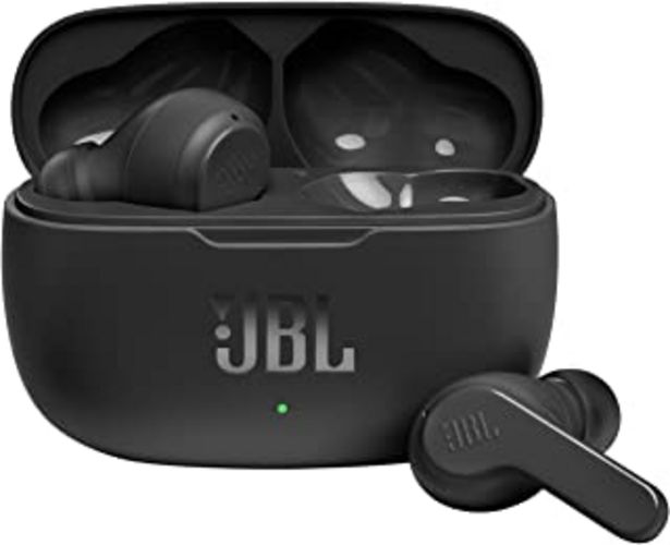 Oferta de JBL WAVE 200TWS Auriculares inalámbricos intraaurales con sonido JBL Deep Bass, asistente de voz con control táctil y resi... por 43,97€