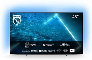 Oferta de Philips 48OLED707/12 OLED Android TV OLED 4K UHD 48", Ambilight, Compatible con Alexa y Google Assistant, Dolby Vision y D... por 903,99€ en Amazon