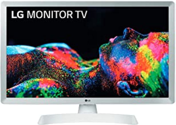 Oferta de LG 24TL510V-WZ - Monitor TV de 61 cm (24") con pantalla LED HD (1366 x 768 píxeles, 16:9, DVB-T2/C/S2, 250 cd/m², 5ms, 5M:... por 144€