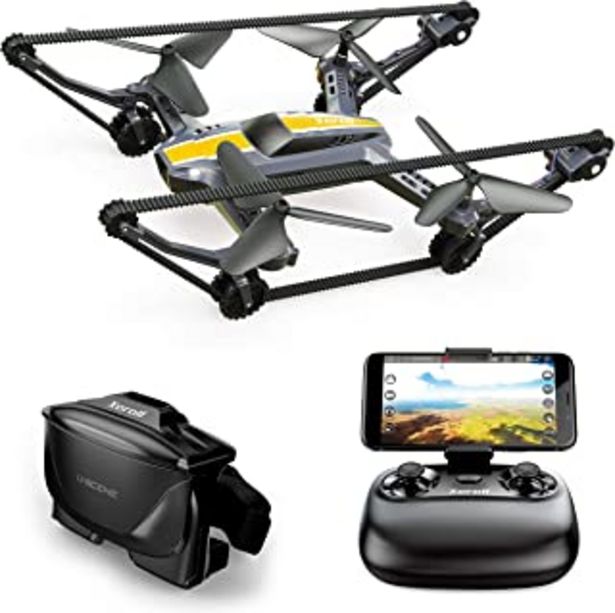 Oferta de Xerall X-TANKCOPTER Cuadricóptero - Tanque Drone, CÁMARA HD por 79€