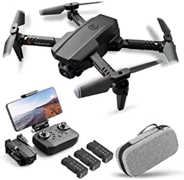 Oferta de Goolsky Drone RC con cámara 4K Drone Cámara dual Track Vuelo Sensor de gravedad Gesto Foto Video Altitud Modo sin cabeza R... por 48,99€