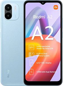 Oferta de Smartphone Xiaomi Redmi A2 2GB/ 32GB/ 6.52"/ Azul Claro por 75€ en Amazon