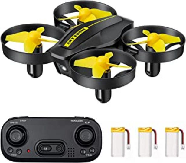 Oferta de DEVASO Mini Drone para niños / principiantes vuelo circular, giro 3D, ajuste de velocidad y retención de altitud, gran reg... por 39,99€