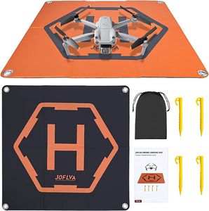 Oferta de JOFLVA Drone Landing Pad 50CM, Pista De Aterrizaje De Drones, Plegable Rápido Portátil Universal Alfombrilla De Aterrizaj... por 16,99€ en Amazon