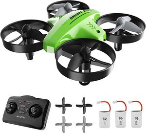 Oferta de ATOYX Mini Drone para Niños, RC Helicopter Quadcopter AT-66C, 3D Flips, Modo sin Cabeza, Estabilización de Altitud, 3 Velo... por 28,34€ en Amazon