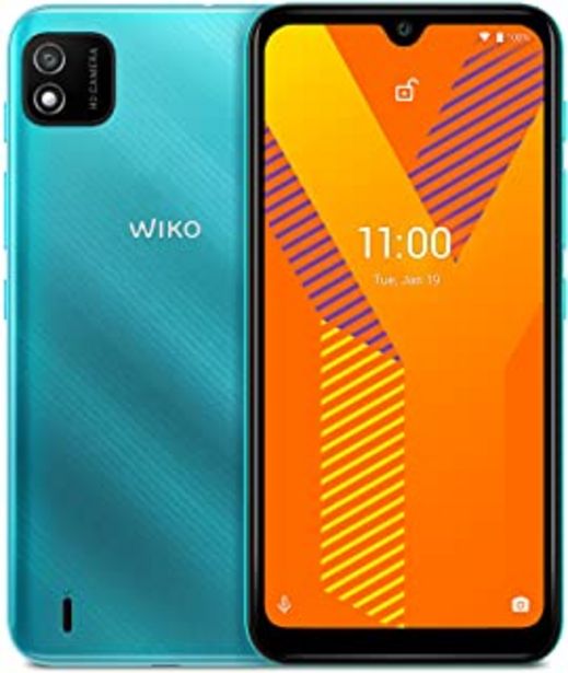 Oferta de Wiko Y62- Smartphone 4G de 6’1” (3000mAh de batería, Dual SIM, 16 GB de ROM, Quad Core 1,8GHz, cámaras de 5MP, Android 11 ... por 69,9€