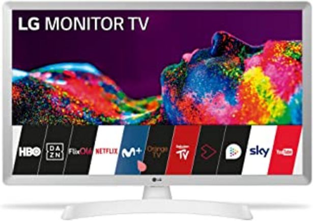 Oferta de LG 24TN510S- WZ - Monitor Smart TV de 60 cm (24") con Pantalla LED HD (1366 x 768, 16:9, DVB-T2/C/S2, WiFi, Miracast, 10 ... por 159€