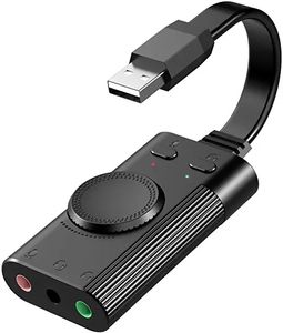 Oferta de TechRise Tarjeta Sonido USB Externa Adaptador USB a Jack 3.5 mm Conversor Jack a USB Salida Audio y Micro para Altavoz, Ca... por 11,99€ en Amazon