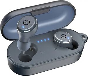 Oferta de TOZO T10 Auriculares Bluetooth IPX8 Impermeable Bluetooth 5.3 In Ear inalámbricos con Estuche de Carga y micrófono, Sonido... por 25,49€ en Amazon